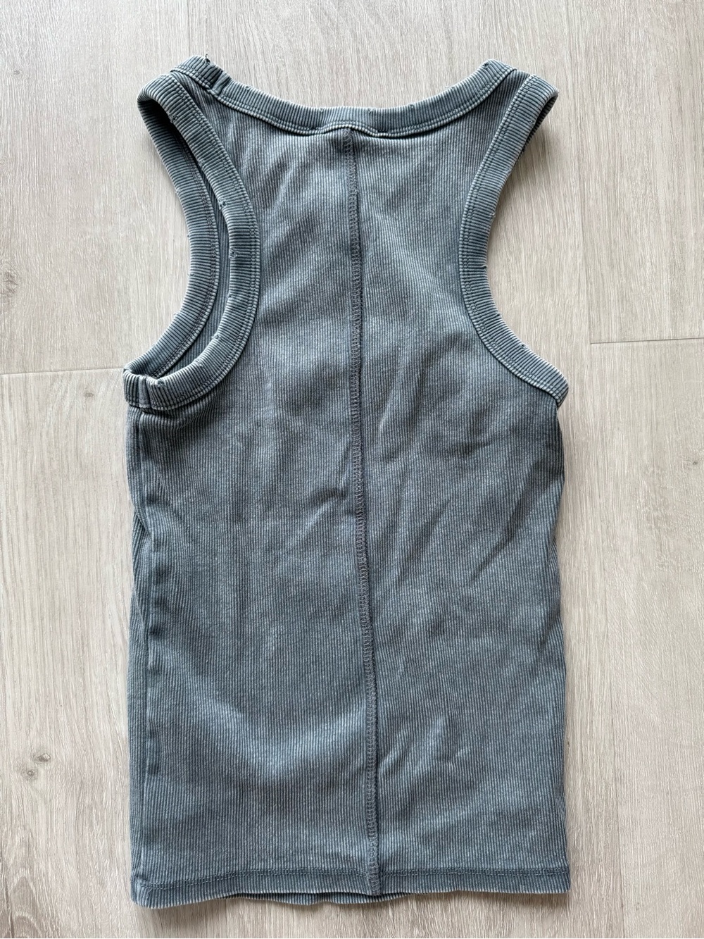 Zara Kids Ribbed Tank Top in Charcoal Gray - Picture 3 of 3